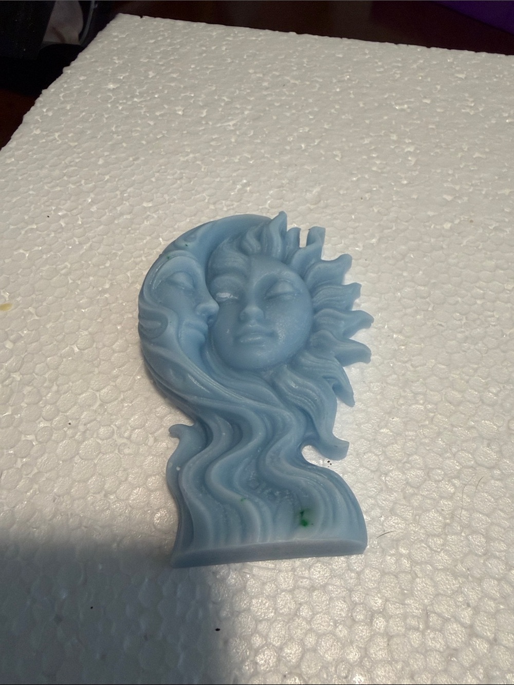 Blue Sun & Moon Hair hand made candle - Women